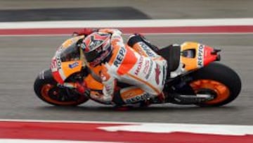 Márc Márquez, imparable por el momento en Austin.