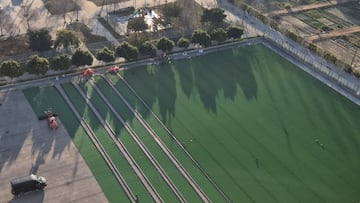 El Villarreal y la Fundación Trinidad Alfonso aceleran la reconstrucción de cinco campos tras la DANA