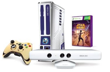 Xbox 360 y Kinect se decoran con motivos de Star Wars