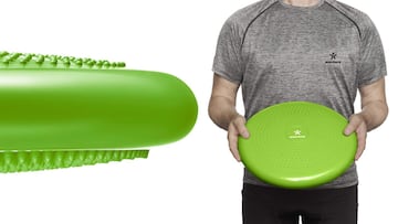 Este cojín de equilibrio corrige la postura y rehabilita los músculos mientras entrenas o trabajas