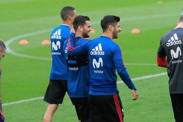 Spain put their attack to the test against Switzerland