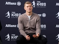 02/12/25 ACTO DE TONI KROOS EXJUGADOR DE FUTBOL CON ALLIANZ Y TONY KROOS ACADEMY