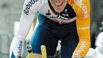 El holandés Erik Dekker, vigente ganador de la Copa del Mundo.