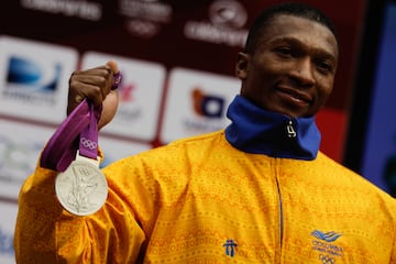 Las diez medallas de Colombia en halterofilia en la historia de los Juegos Olímpicos.