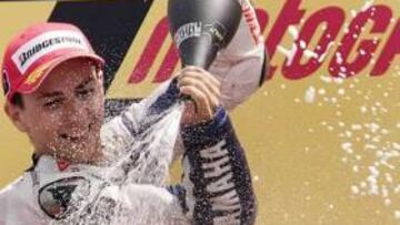 <strong>COMPETITIVO.</strong> Lorenzo elogió a Rossi.