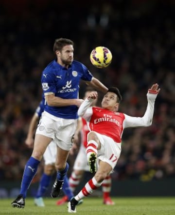 Alexis Sánchez volvió a ser titular en Arsenal luego de dos fechas. 