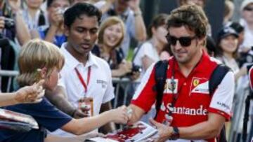 Fernando Alonso, siempre protagonista en el 'Gran Circo'.