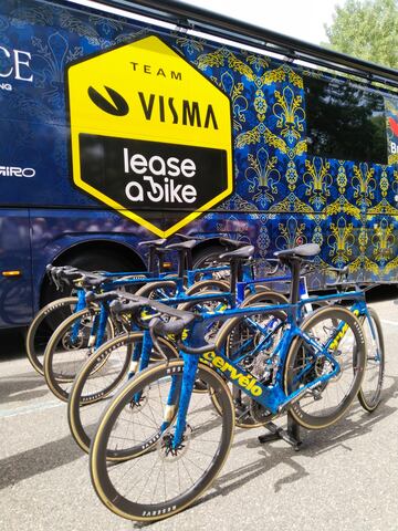 Bicicletas del Visma | Lease a Bike, uno de los equipos favoritos en el Tour.