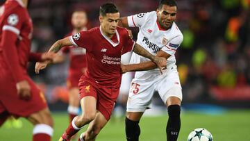 El Sevilla supo sufrir en Anfield y se trajo un valioso empate