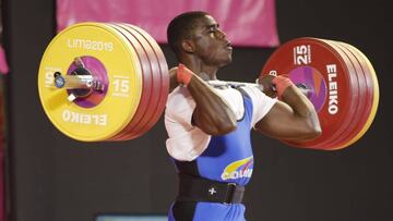 Jhonatan Rivas, pesista colombiano.