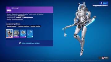 club fortnite marzo 2024 nueva skin katt