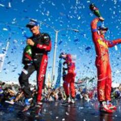 Victoria del brasileño Di Grassi en el circuito de Long Beach