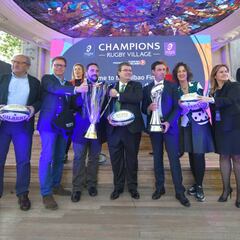 La fiesta del rugby europeo paraliza Bilbao y su entorno