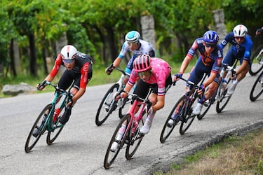 Louis Rouland y Sean Quinn durante la etapa de hoy. 