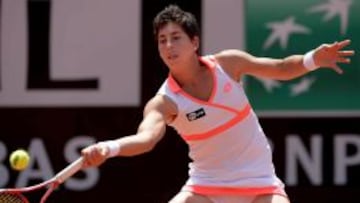 Carla Suárez, frente a Serena.