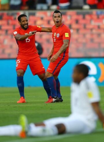 Las mejores imágenes del partido entre Chile y Venezuela