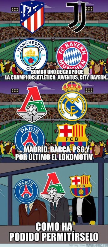 Los memes más divertidos del sorteo de la Champions