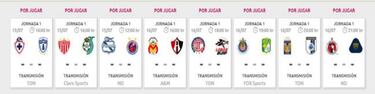 Fechas y horarios de la Liga MX Femenil