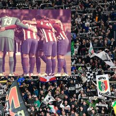 Los tifosi de la Juve no quieren ver al Atlético ni en pintura