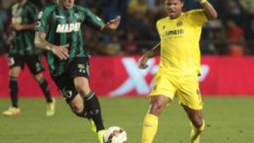 Dos Santos, en un partido de pretemporada frente al Sassuolo.