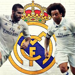 Carvajal y Marcelo han 'creado' 18 goles para el Real Madrid