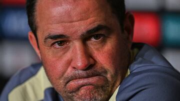 Andre Soares Jardine head coach during the press conference America team prior to game Los Angeles FC as part of Play-In to 2026 FIFA Club World Cup, at BMO Stadium on May 30, 2025 in Los Angeles, California, United States.
