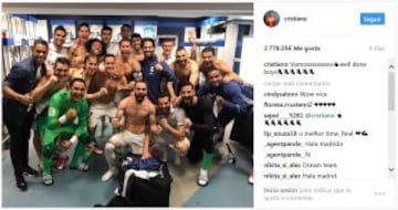 En su Instagram, Ronaldo comparte una mezcla de contenido personal y profesional. Acerca a sus fans a los momentos cotidianos detrás de las cámaras tanto en el campo como fuera de él, compartiendo tanto sus iniciativas empresariales como la relación con su hijo, a través de fotos, videos e Instagram Stories.
