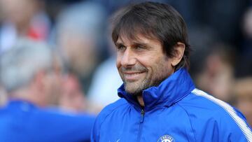 El entrenador italiano del Chelsea, Antonio Conte, durante un partido.