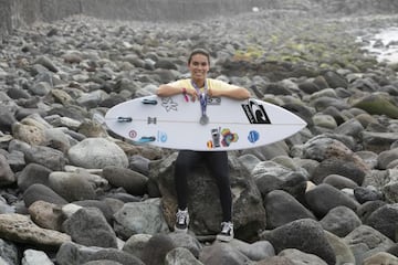 Flamante subcampeona del mundo junior de surf.