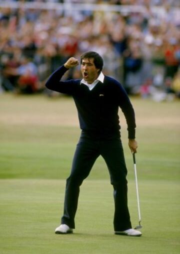 El Open Británico se disputó en 1984 en St. Andrews, cuna del golf, donde Seve se impuso protagonizando una de las imágenes más difundidas de este deporte al meter el putt con el que lograba el birdie y la victoria; de hecho, fue la imagen elegida por el