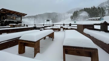 Nieve en Masella, Pirineos.