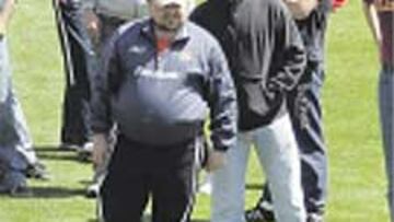 Los ultras, en el campo.