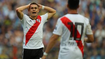 River qued&oacute; eliminado en la semifinal de la Copa Argentina al empatar 2-2 contra Gimnasia y caer 5-4 en penales. Rafael Santos Borr&eacute; jug&oacute; 25 minutos.