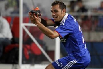 26 de octubre de 2011: Universidad de Chile derrota 1-0 a Flamengo en el Nacional y clasifica a cuartos de final de Copa Sudamericana. Gol de Marcelo Díaz.