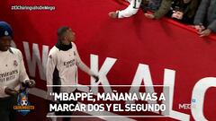 Mbappé salta al césped de Anfield y escuchen lo que le sueltan desde la grada: no daba crédito