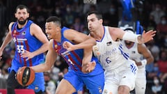 10/04/22 PARTIDO BALONCESTO ACB ENDESA 
Barcelona - Real Madrid
 
Dante Exum
Alberto Abalde