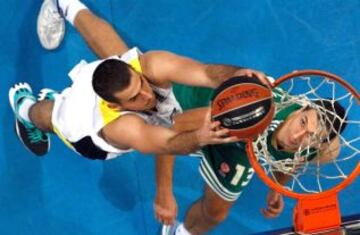 Nemanja Bjelica fue el único jugador del Fenerbahçe que mantuvo el tipo ante un arrollador Panathinaikos comandado por Dimitris Diamantidis.