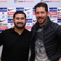 Crown Prince of Johor visits Atlético at the Calderón