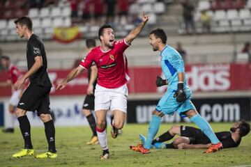 Murcia are in the pot after beating Olot 3-1 last night