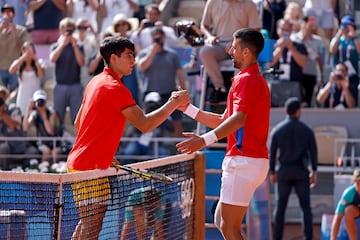 Battle ends | Djokovic and Alcaraz