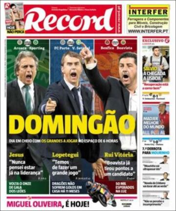 Portadas de la prensa mundial