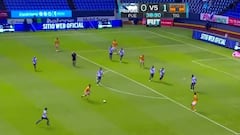 ¡El palo evitó el gol!: Vargas casi anotó en empate de Tigres