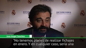 S¨¢nchez asegura que el Real Madrid no fichar¨¢ en enero