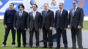 Florentino Perez with representatives of IPIC