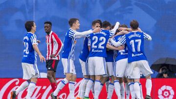 28/04/18 PARTIDO PRIMERA DIVISION
REAL SOCIEDAD - ATHLETIC DE BILBAO
GOL 3-0 SAN JOSE EN PROPIA PUERTA ALEGRIA