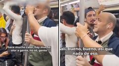Video: La polémica reacción de un hombre argentino al subirse al Metro de CDMX