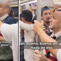 Video: La polémica reacción de un hombre argentino al subirse al Metro de CDMX