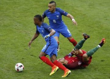 Cristiano Ronaldo se retiró de la final por lesión