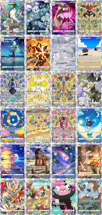 pokemon tcg pocket guardianes celestiales expansion set nuevas cartas art rare