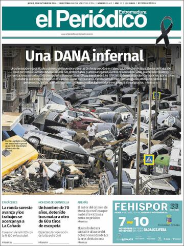 “No camináis solos”: la prensa copa sus portadas con la catástrofe de la DANA